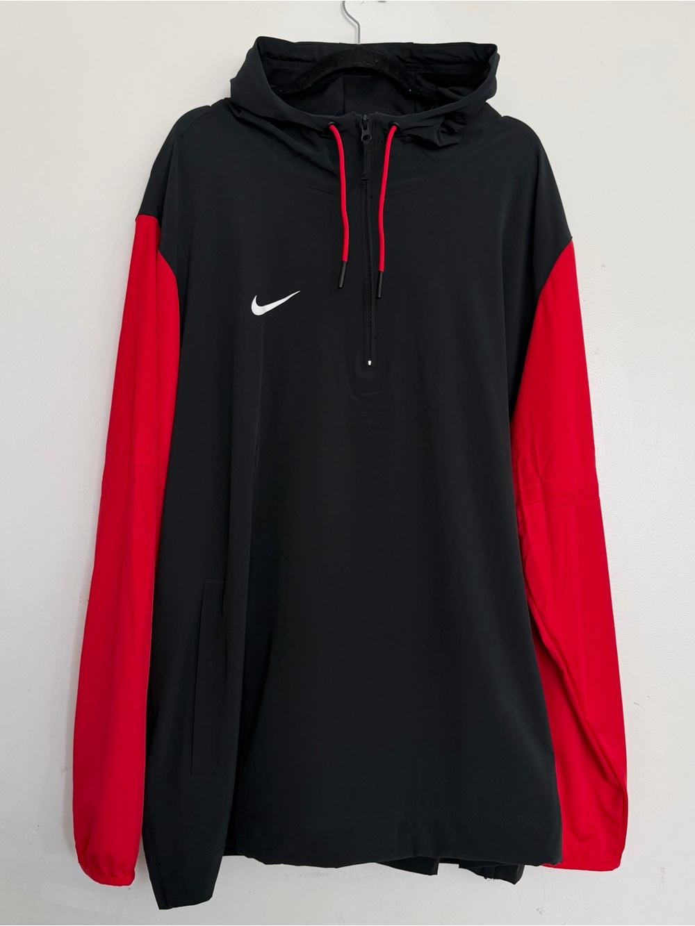 Men’s Nike Pregame 1/4 Zip Player Coach Jacket Black 014 Size 3XL